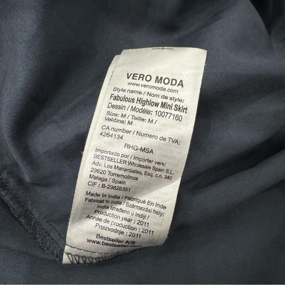 Vero Moda Fabulous Highlow Mini Skirt - Picture 6 of 7